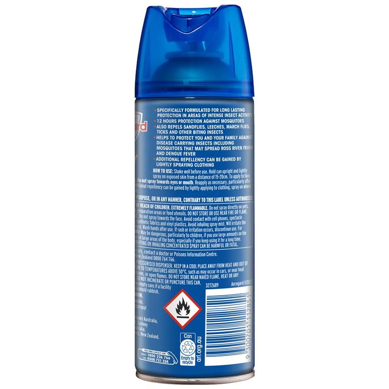 Load image into Gallery viewer, Aerogard Heavy Duty 40% Deet 300g Aerosol
