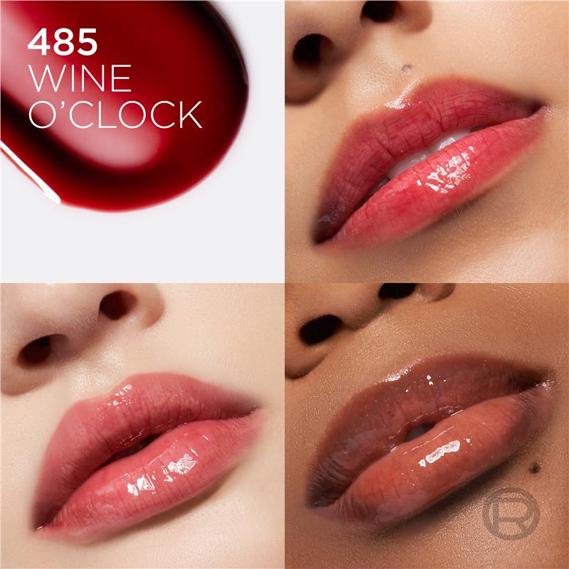 Load image into Gallery viewer, L'Oreal Paris Plump Ambition Hyaluron Lip Oil 485 Wine o clock

