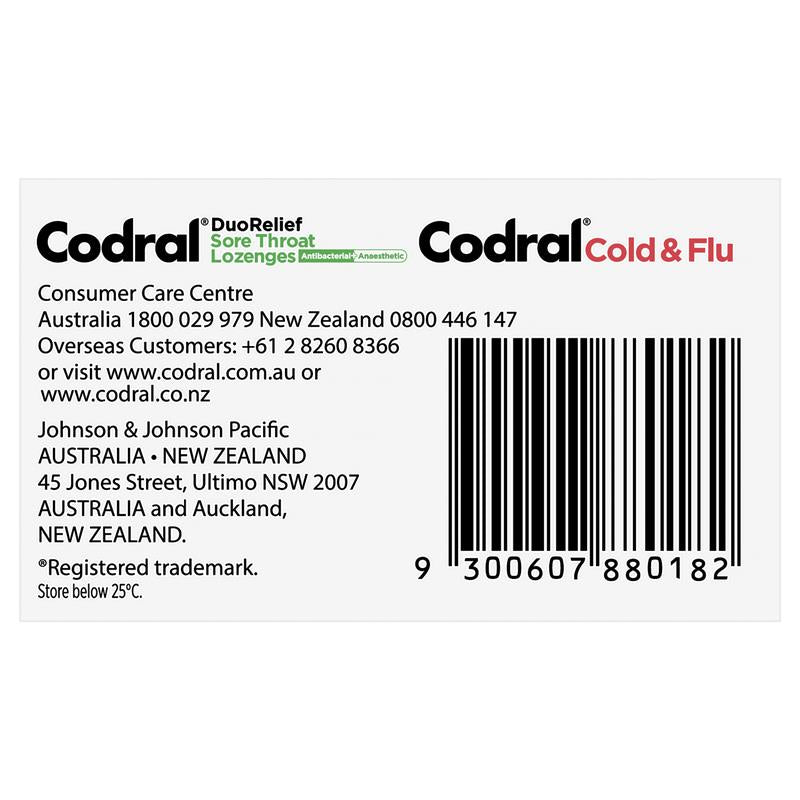 Load image into Gallery viewer, Codral Plus Cold &amp; Flu 16 Tablets + Sore Throat 16 Lozenges
