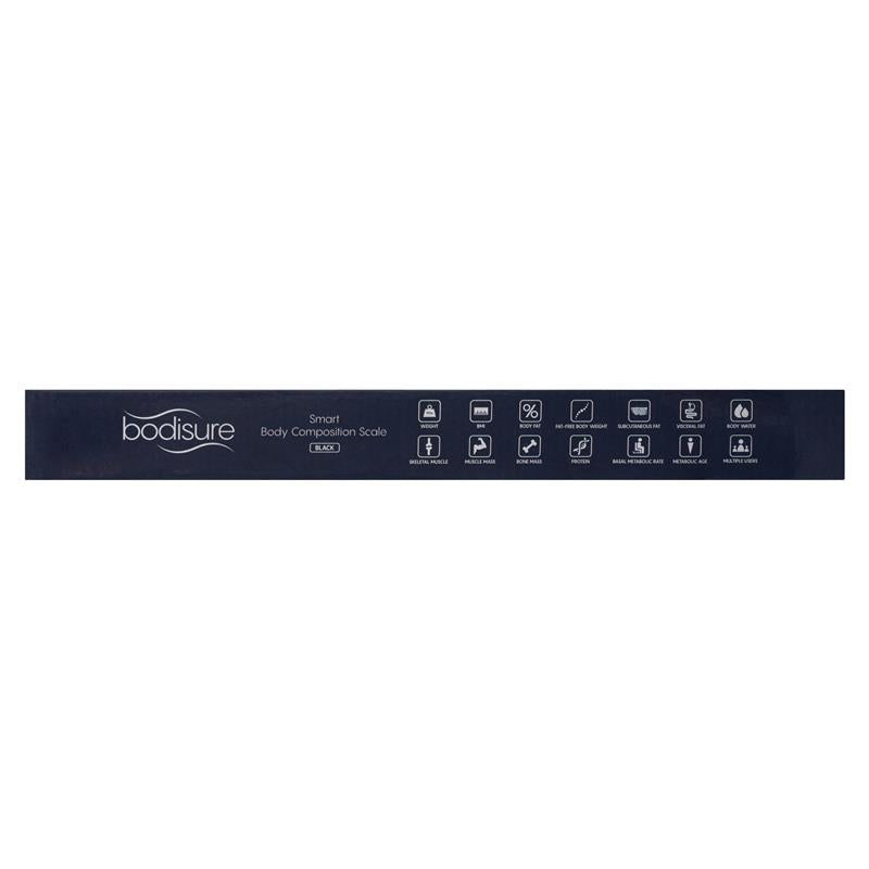 Load image into Gallery viewer, BodiSure Smart Body Bluetooth Composition Scale Black
