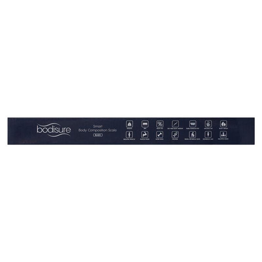 BodiSure Smart Body Bluetooth Composition Scale Black