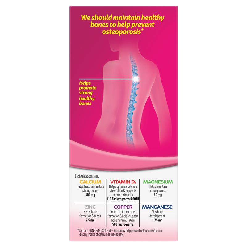 Load image into Gallery viewer, Caltrate Bone &amp; Muscle 50+ 100 Tablets
