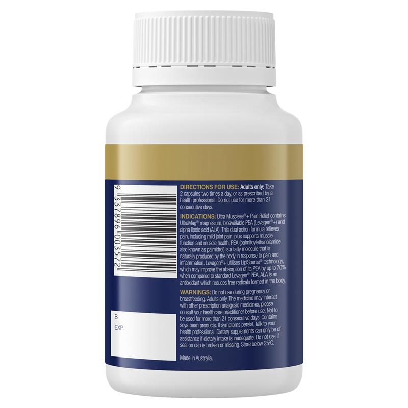 Load image into Gallery viewer, Bioceuticals Ultra Muscleze Pain Relief 56 Capsules
