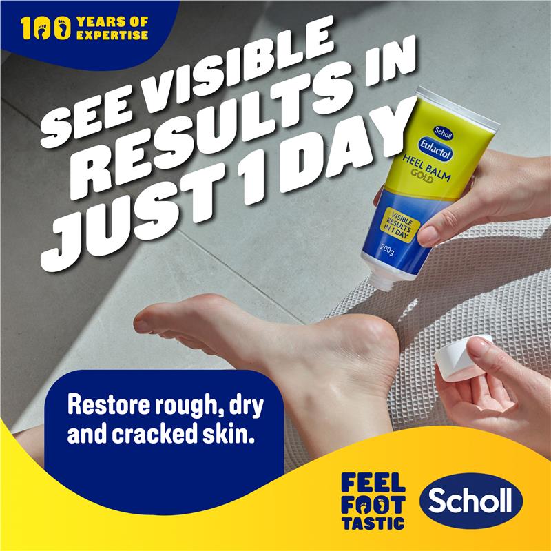 Load image into Gallery viewer, Scholl Eulactol Foot Heel Balm 200g - Rough Dry or Cracked Skin
