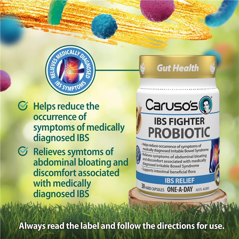 Load image into Gallery viewer, Carusos Probiotic - IBS Fighter 30 Capsules
