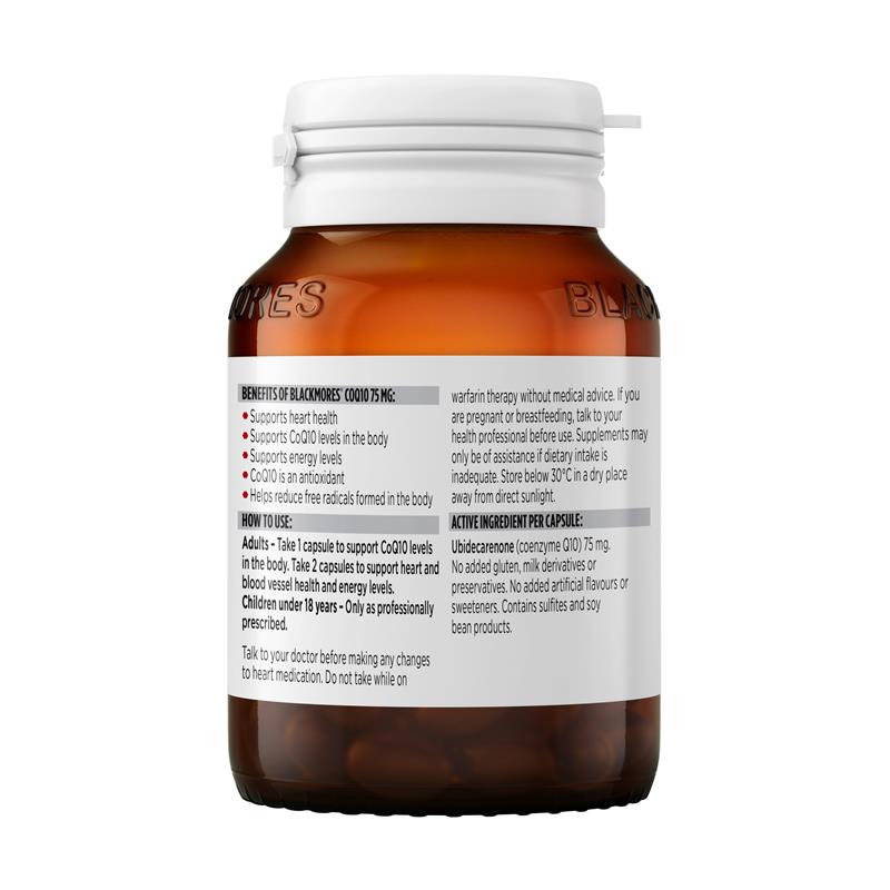 Load image into Gallery viewer, Blackmores CoQ10 75mg 90 Capsules
