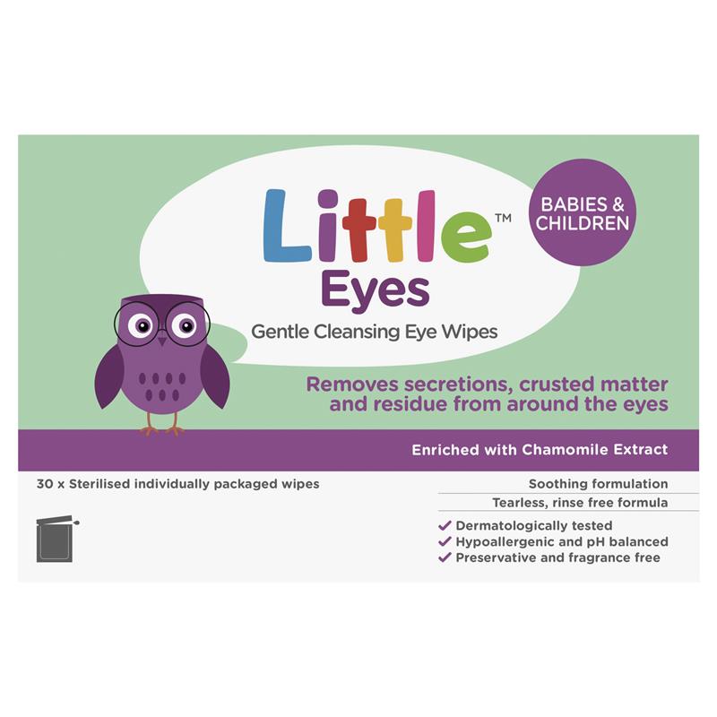 Load image into Gallery viewer, Little Eyes Cleansing Wipes 30
