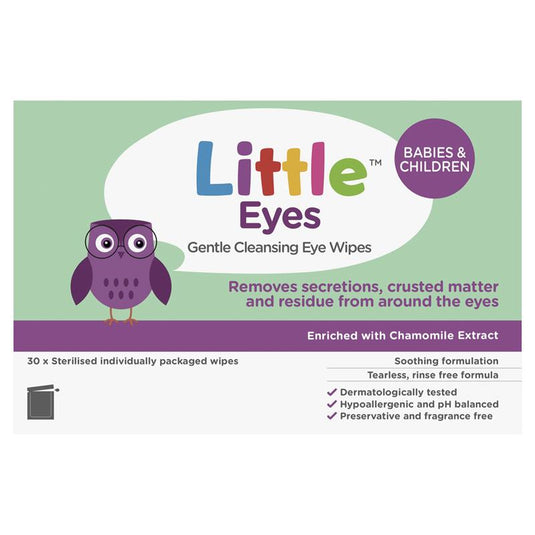 Little Eyes Cleansing Wipes 30