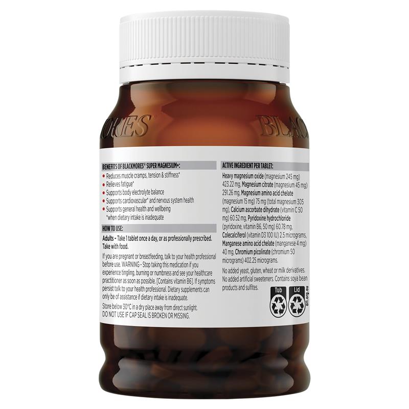 Load image into Gallery viewer, Blackmores Super Magnesium Plus 200 Tablets
