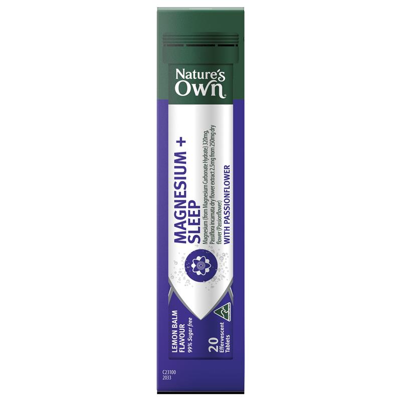 Load image into Gallery viewer, Nature's Own Magnesium + Sleep Effervescent 60 Tablets
