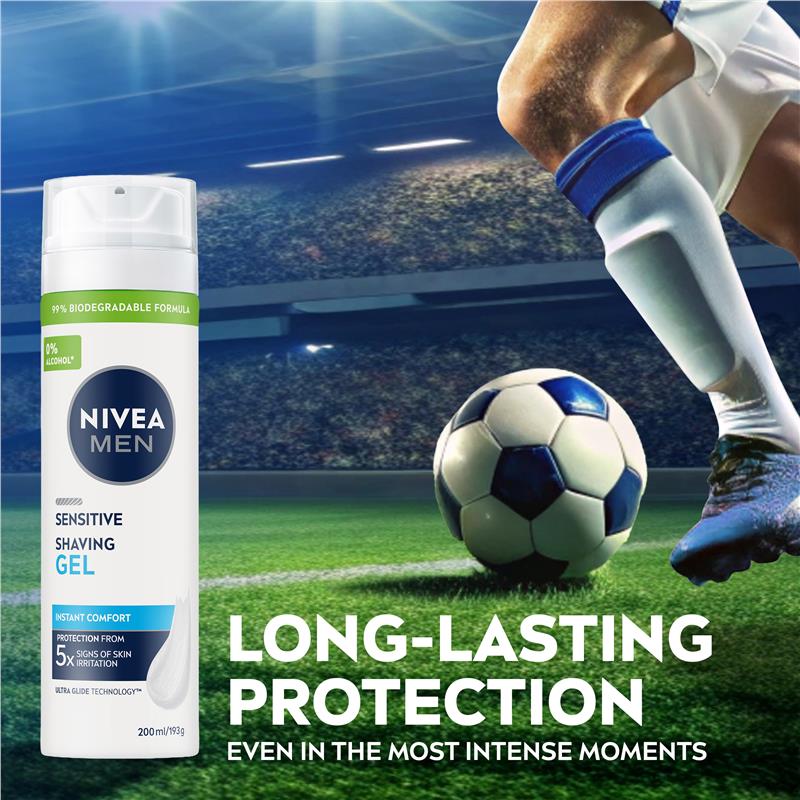 Load image into Gallery viewer, NIVEA MEN Sensitive Shaving Gel Instant Protection 200ml
