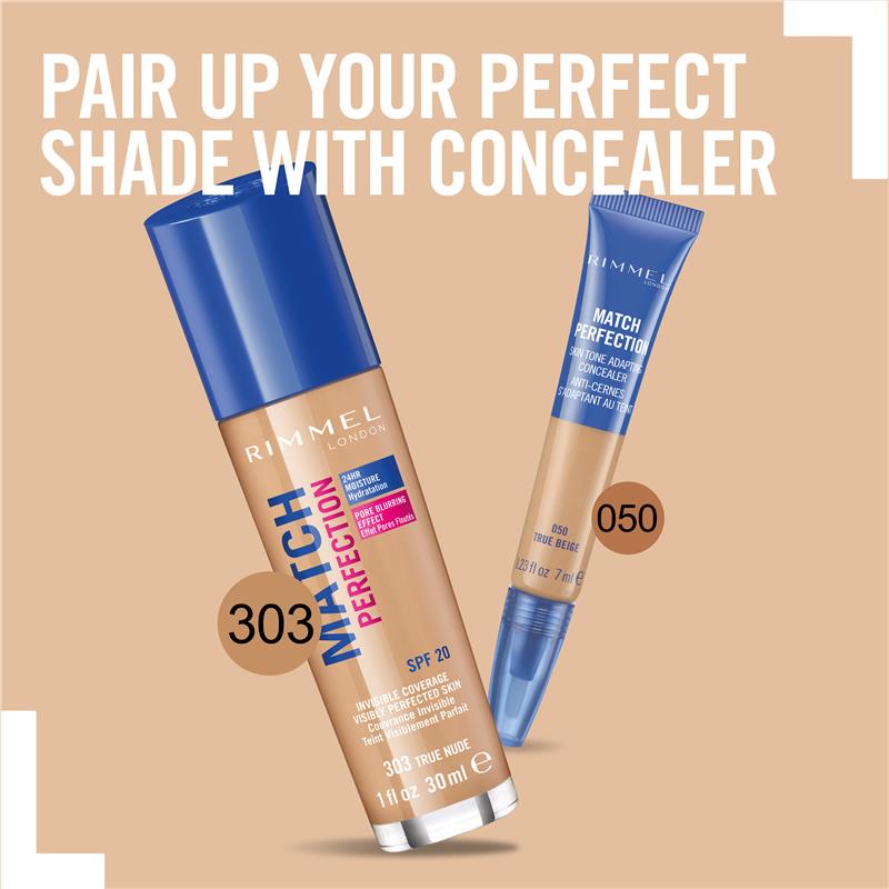 Load image into Gallery viewer, Rimmel Match Perfection Foundation True Nude
