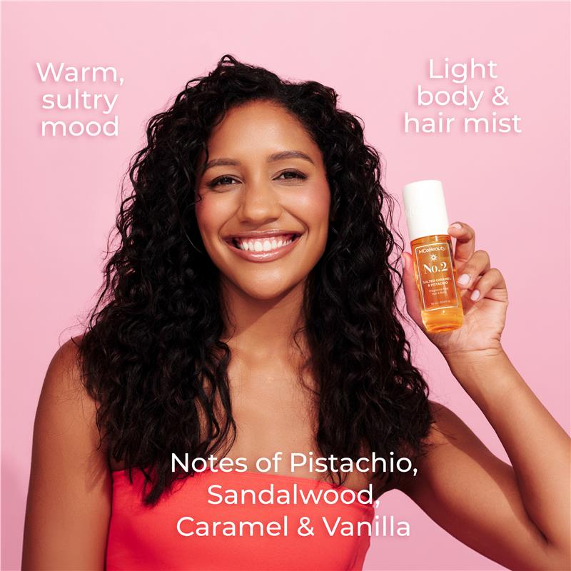 Load image into Gallery viewer, MCoBeauty Salted Caramel &amp; Pistachio No. 2 Fragrance Hair &amp; Body Mist 90ml
