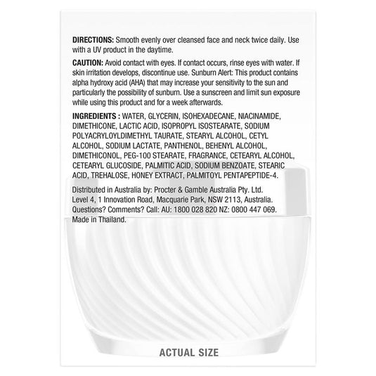 Olay Luminous Niacinamide Honey Peptide Moisturiser 50g