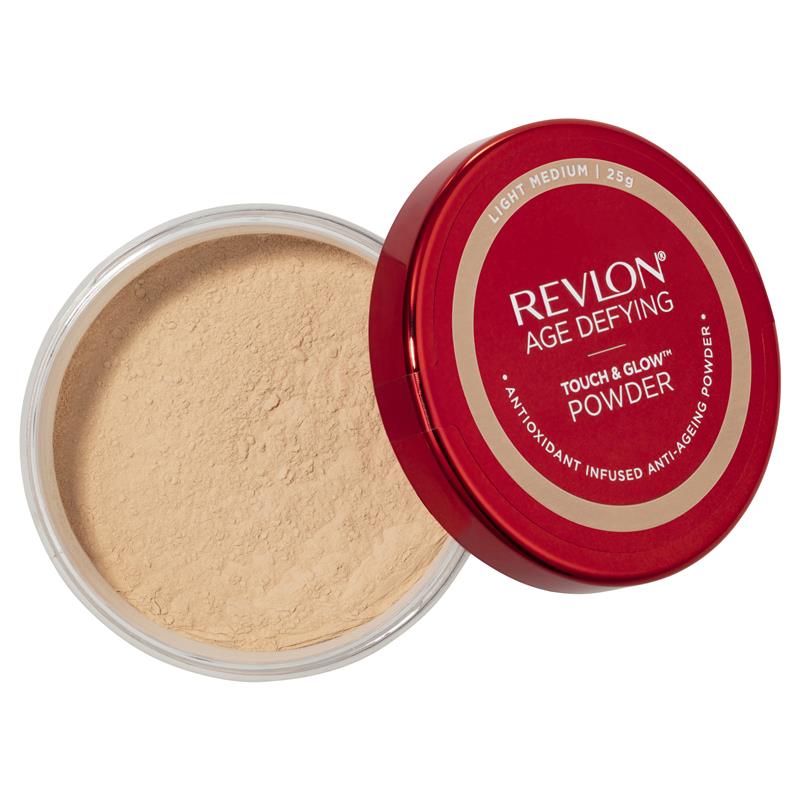 Load image into Gallery viewer, Revlon Age Defying Touch &amp; Glow Powder Light/Medium
