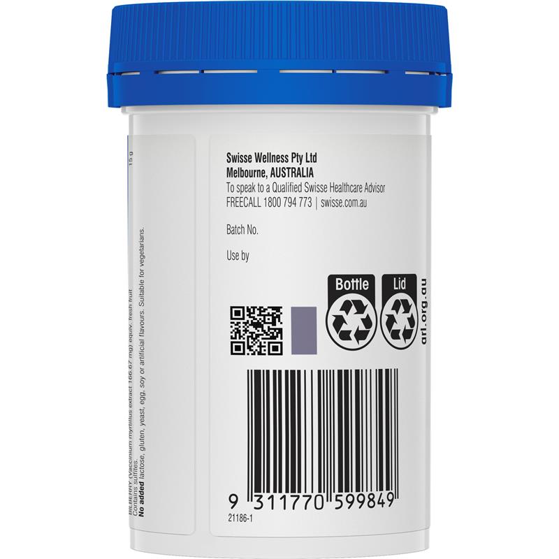 Load image into Gallery viewer, Swisse Ultiboost Bilberry 30 Tablets
