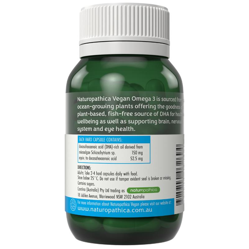 Load image into Gallery viewer, Naturopathica Vegan Omega 3 60 Capsules
