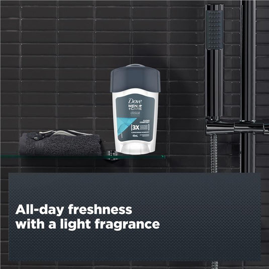 Dove for Men Clinical Protection Antiperspirant Deodorant Clean Comfort 45ml