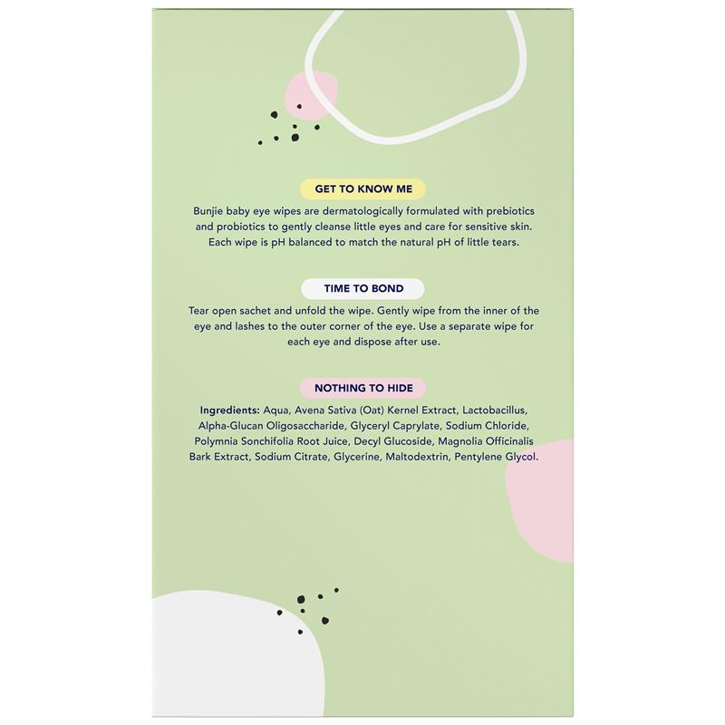 Load image into Gallery viewer, Bunjie Probiotic Baby Eye Wipes 60 Exclusive Size

