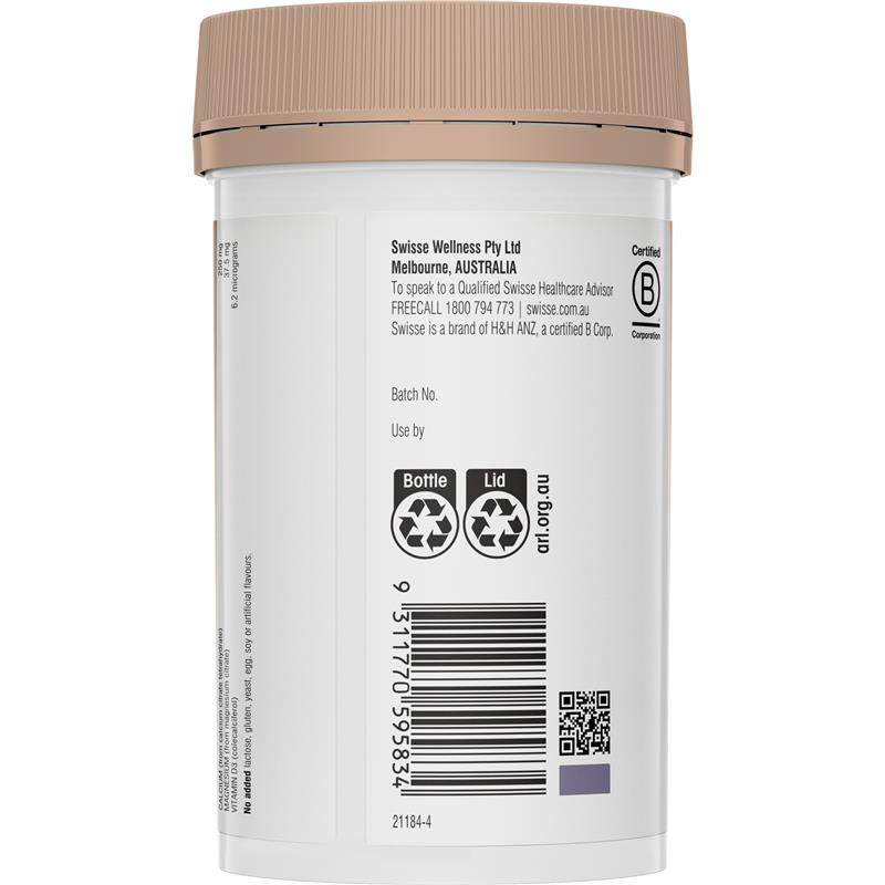 Load image into Gallery viewer, Swisse Ultiboost Magnesium Calcium + Vitamin D 120 Tablets
