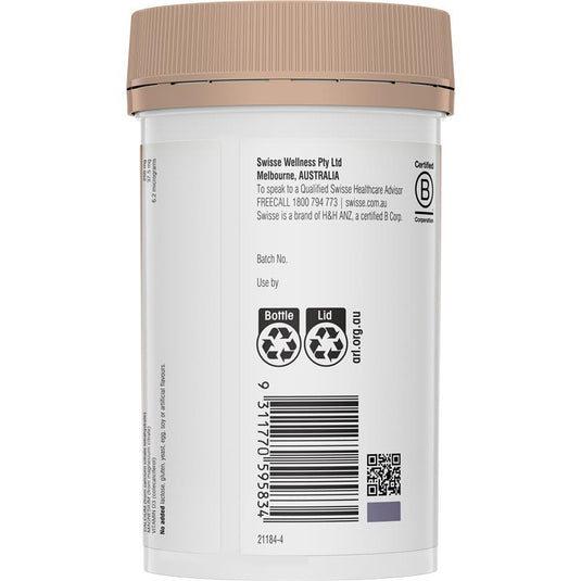 Swisse Ultiboost Magnesium Calcium + Vitamin D 120 Tablets