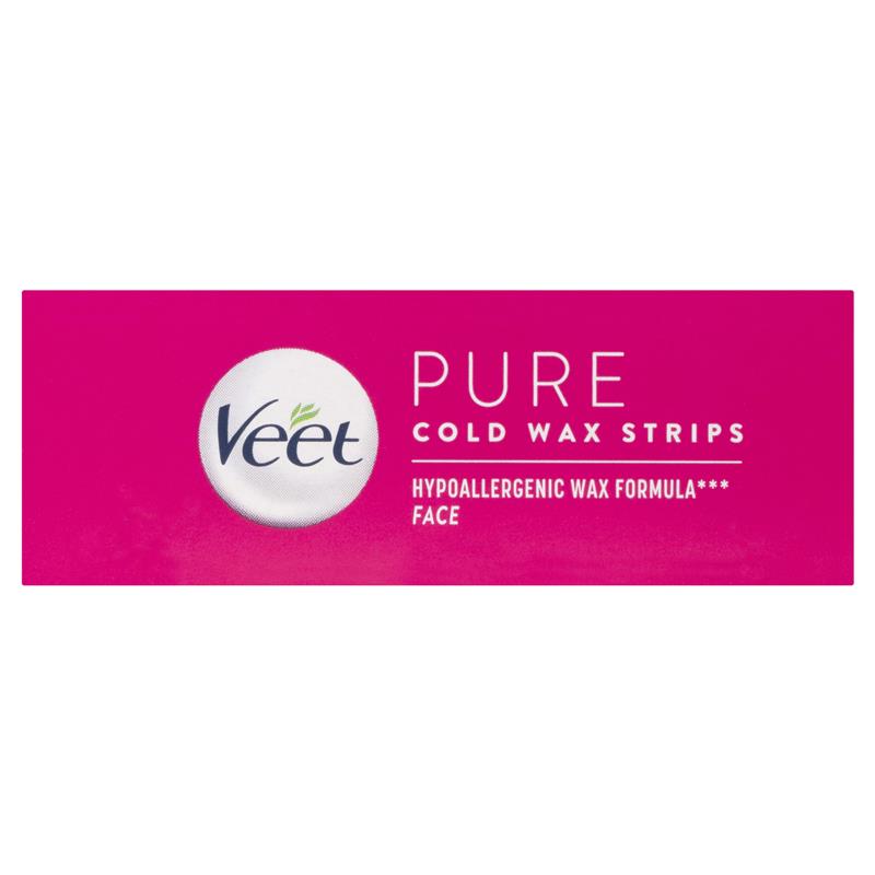 Load image into Gallery viewer, Veet Pure Cold Wax Strips Face 20 Pack
