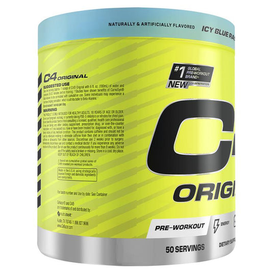Cellucor C4 Original Blue Raspberry 50 Serves