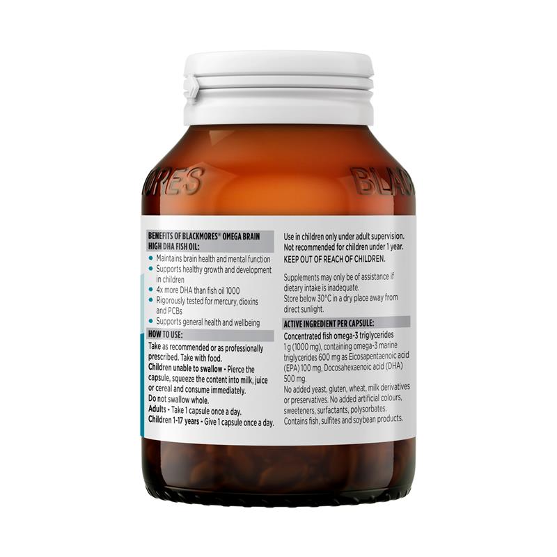 Load image into Gallery viewer, Blackmores Omega Brain 60 Capsules

