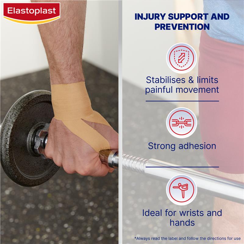 Load image into Gallery viewer, Elastoplast Sport Rigid Strapping Tape 25mm x 10m
