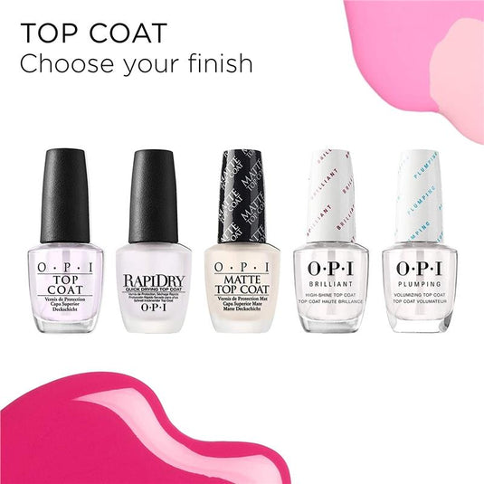 OPI Nail Lacquer Top Coat Nail Polish 15ml