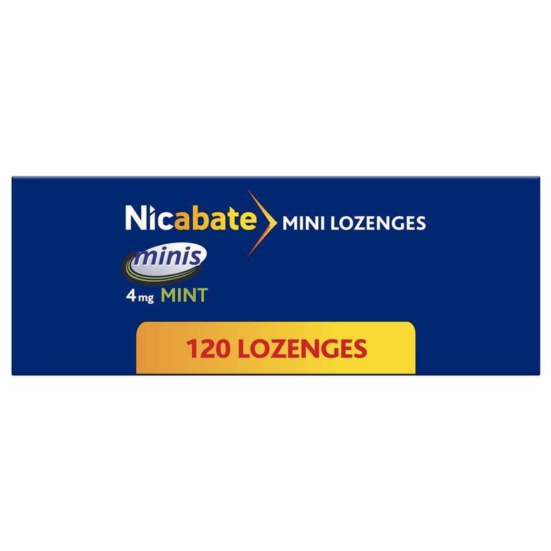 Load image into Gallery viewer, Nicabate Minis 4mg 120 Lozenges Exclusive Size
