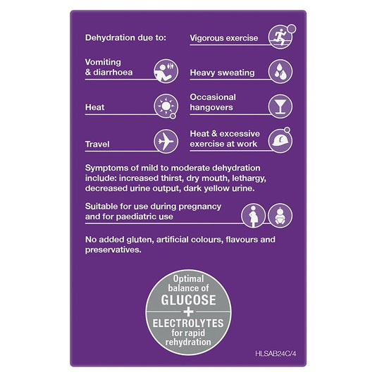 Hydralyte Apple Blackcurrant Sachets 4.9g x 24