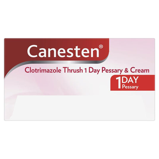Canesten 1 Day Thrush Treatment Pessary & External Cream - Clotrimazole (S3)