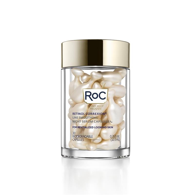Load image into Gallery viewer, RoC Retinol Correxion Line Smoothing Night Serum 30 Capsules

