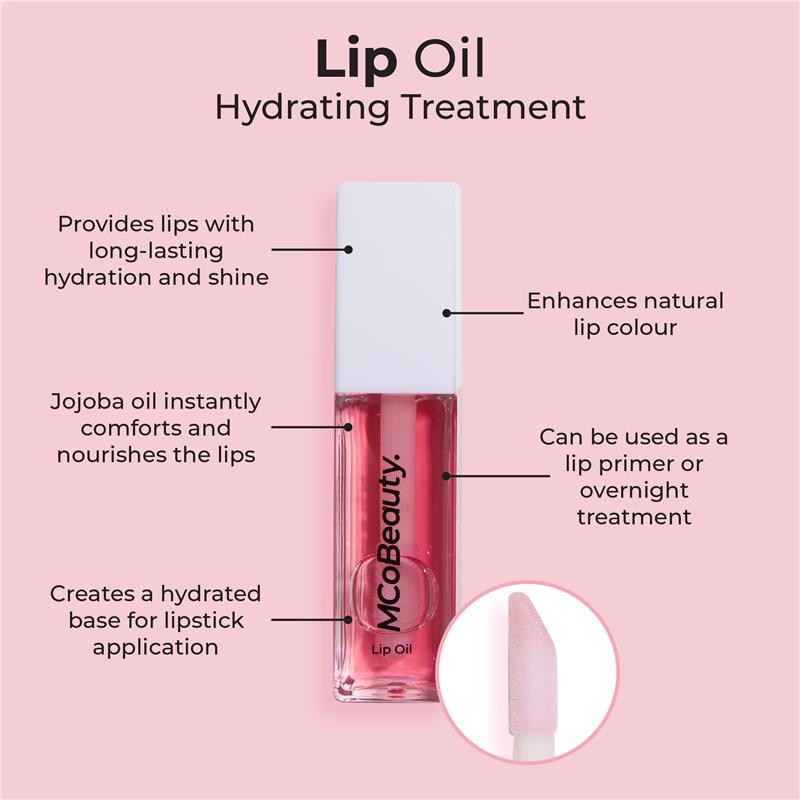 Load image into Gallery viewer, MCoBeauty Lip Oil Hydrating Treatment Sheer Rose
