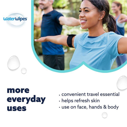 WaterWipes On The Go Sensitive Wipes 10 Pack