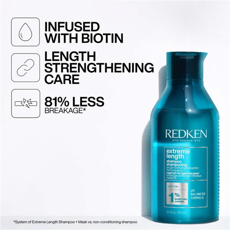 Load image into Gallery viewer, Redken Extreme Length Shampoo 300ml
