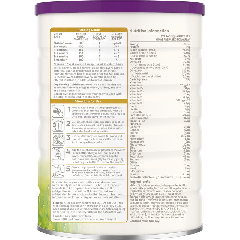 Load image into Gallery viewer, A2 Gentle Gold Premium Infant Formula Stage 1 From Birth 800g
