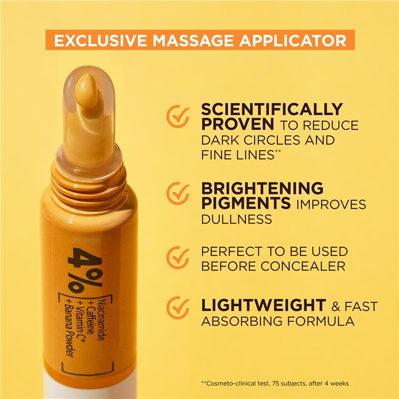Load image into Gallery viewer, Garnier Skin Active Vitamin C* Brightening Eye Cream 15ml
