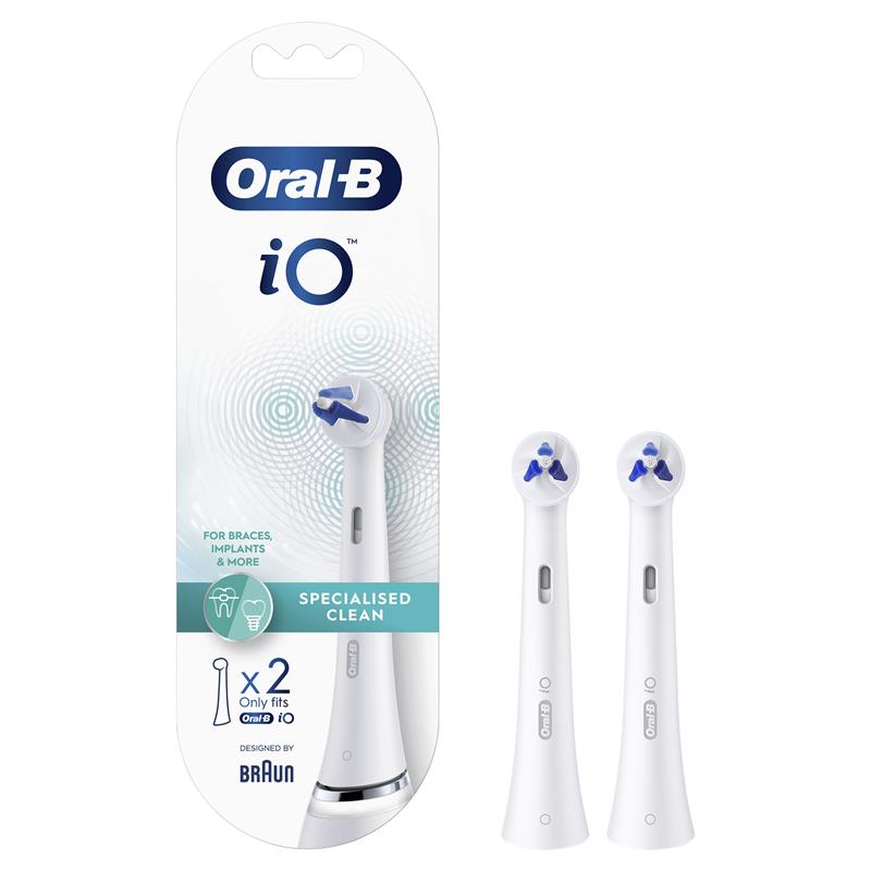 Load image into Gallery viewer, Oral B Power Toothbrush iO Specialised Clean Refills White 2 Pack
