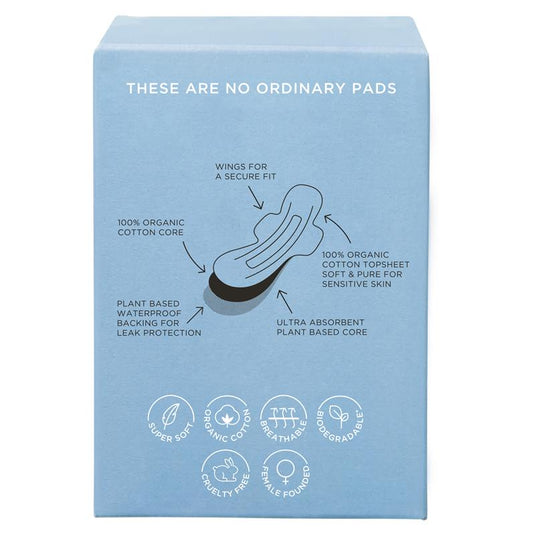 TOM Organic Ultra Thin Pads Super 10 Pack
