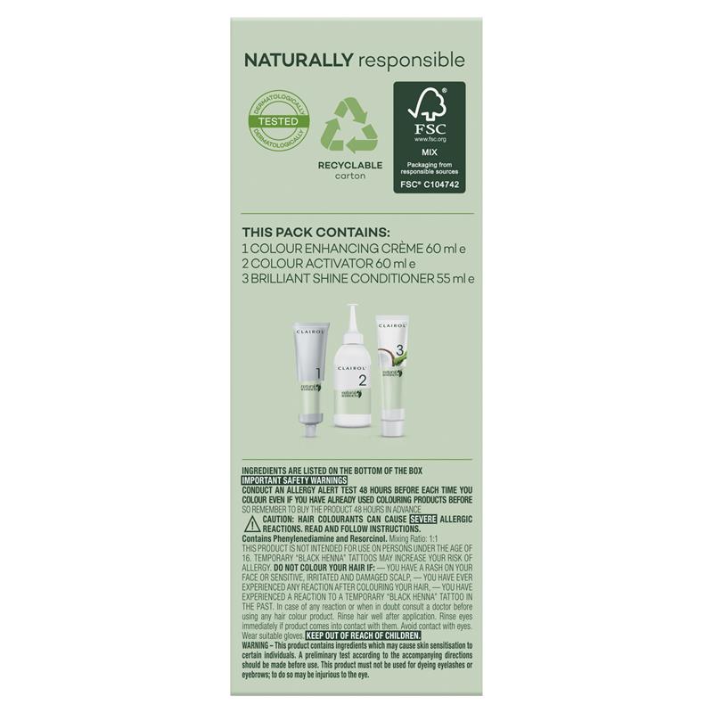 Load image into Gallery viewer, Natural Instincts 4RV Dark Burgundy Semi Permanent Hair Colour
