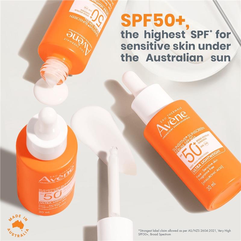 Load image into Gallery viewer, Avene Sunsitive Sunscreen Serum SPF 50+ 30ml
