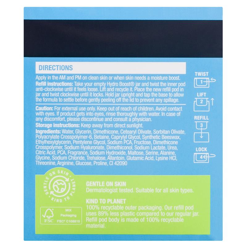 Load image into Gallery viewer, Neutrogena Hydro Boost Hyaluronic Acid Water Gel Refill Pod Moisturiser 50g

