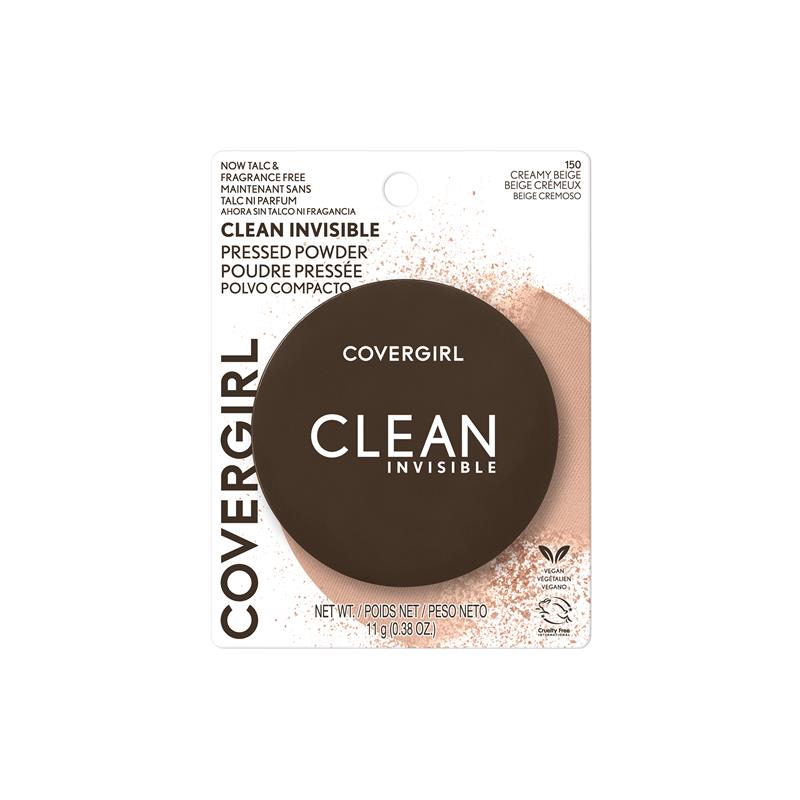 Load image into Gallery viewer, Covergirl Clean Invisible Pressed Powder 150 Creamy Beige 11g
