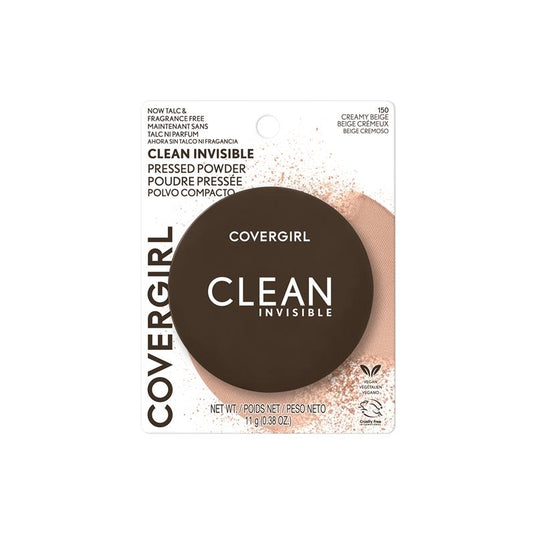 Covergirl Clean Invisible Pressed Powder 150 Creamy Beige 11g