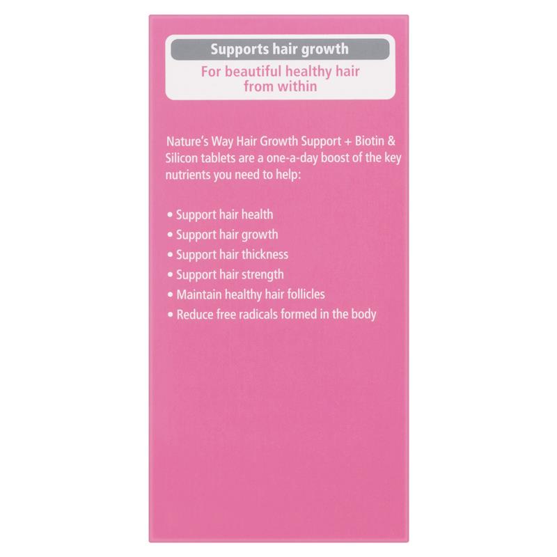 Load image into Gallery viewer, Nature's Way Hair Growth Support + Biotin &amp; Silicon 30 Tablets

