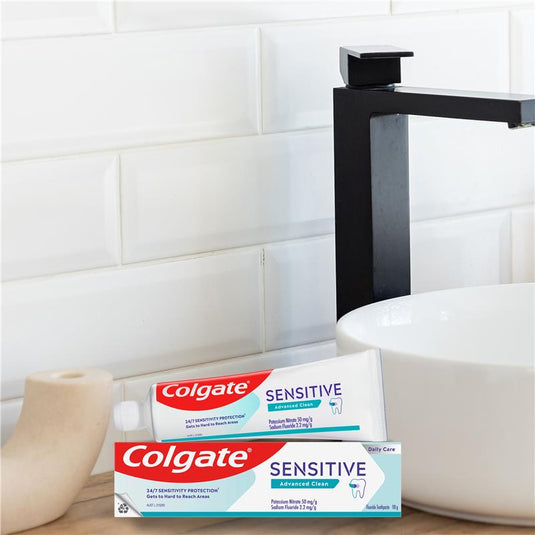 Colgate Toothpaste Sensitive Teeth Pain Advanced Clean 110g