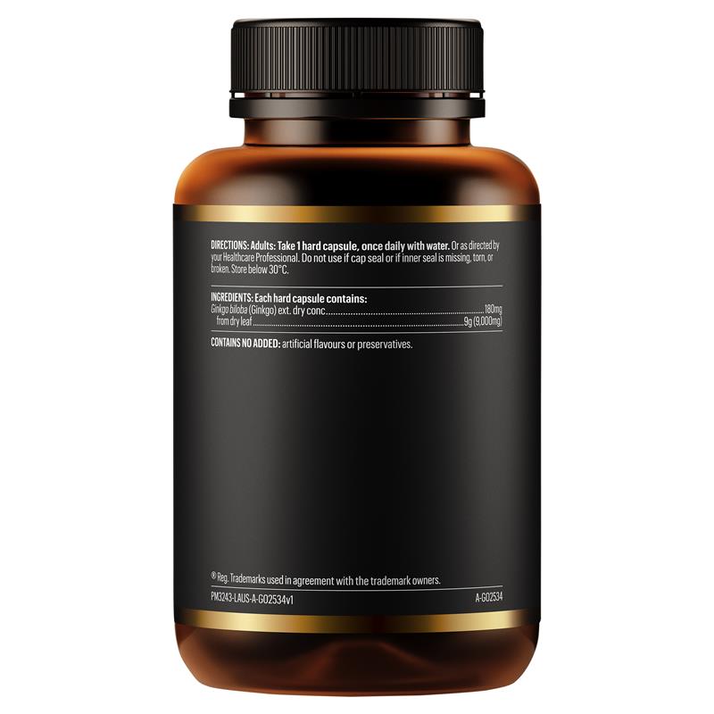 Load image into Gallery viewer, Go Healthy Ginkgo 9000 120 Vege Capsules Exclusive Size

