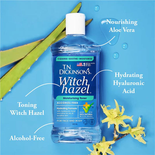 TN Dickinsons Witch Hazel Moisturising Toner 240ml